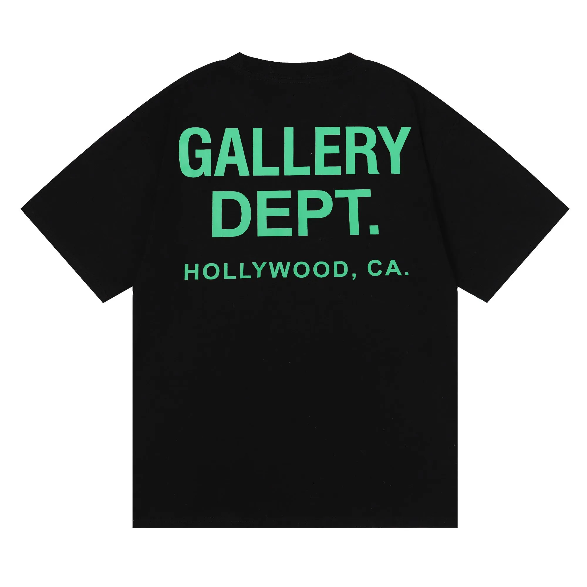 No. 6011, batch 96, GALLERY DEPT HOLLYWOOD, CA limited edition, simple solid color printed basic short sleeves. Selected 230g 32-count smooth double yarn fabric, fine workmanship and superb quality! The fit is loose and super comfortable to wear, and the size is 2 sizes larger than the normal domestic size. Color: black, white; Size: S M L